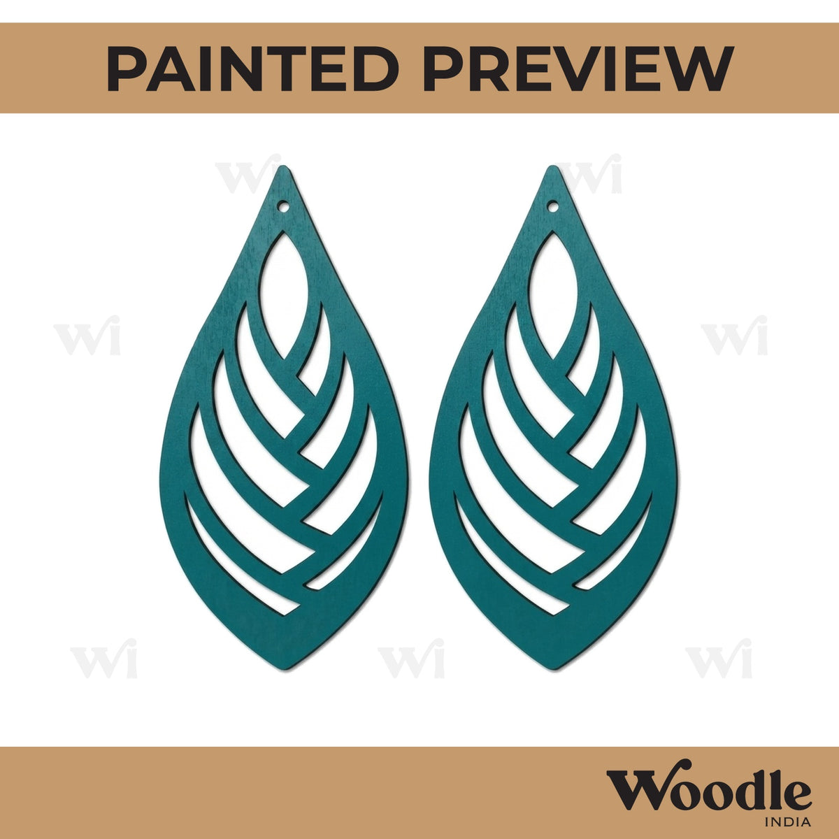 Earrings MDF Design 201