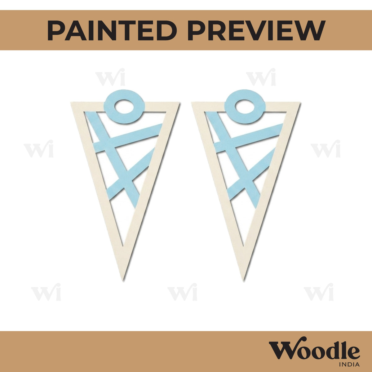 Earrings MDF Design 203