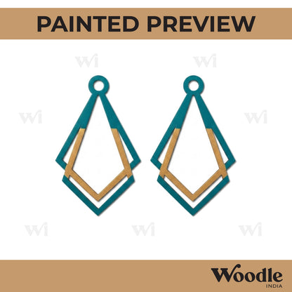 Earrings MDF Design 204
