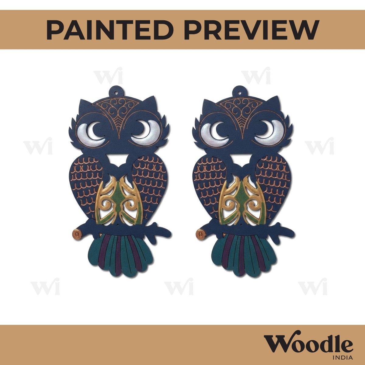 Earrings MDF Design 209