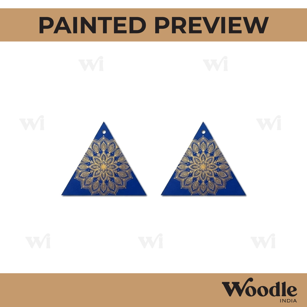 Earrings MDF Design 21