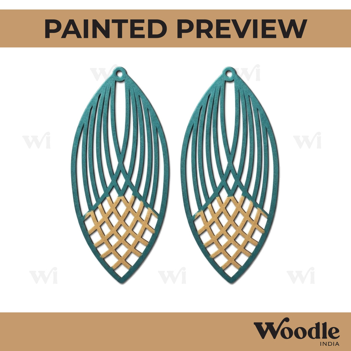 Earrings MDF Design 210