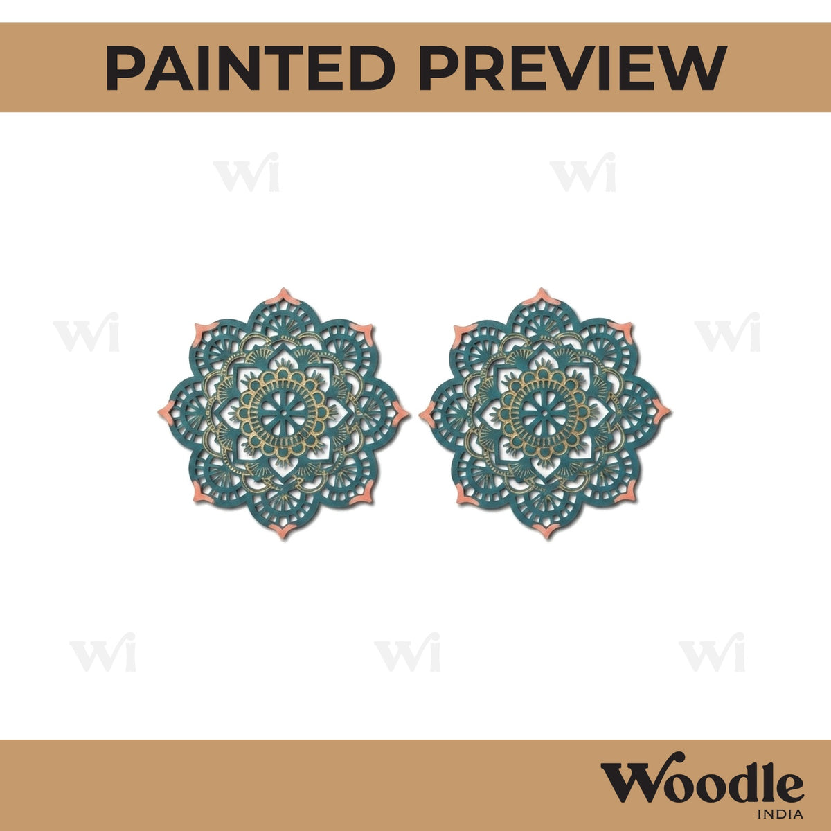 Earrings MDF Design 211