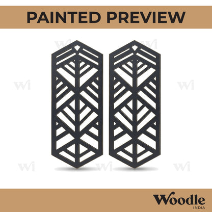 Earrings MDF Design 216