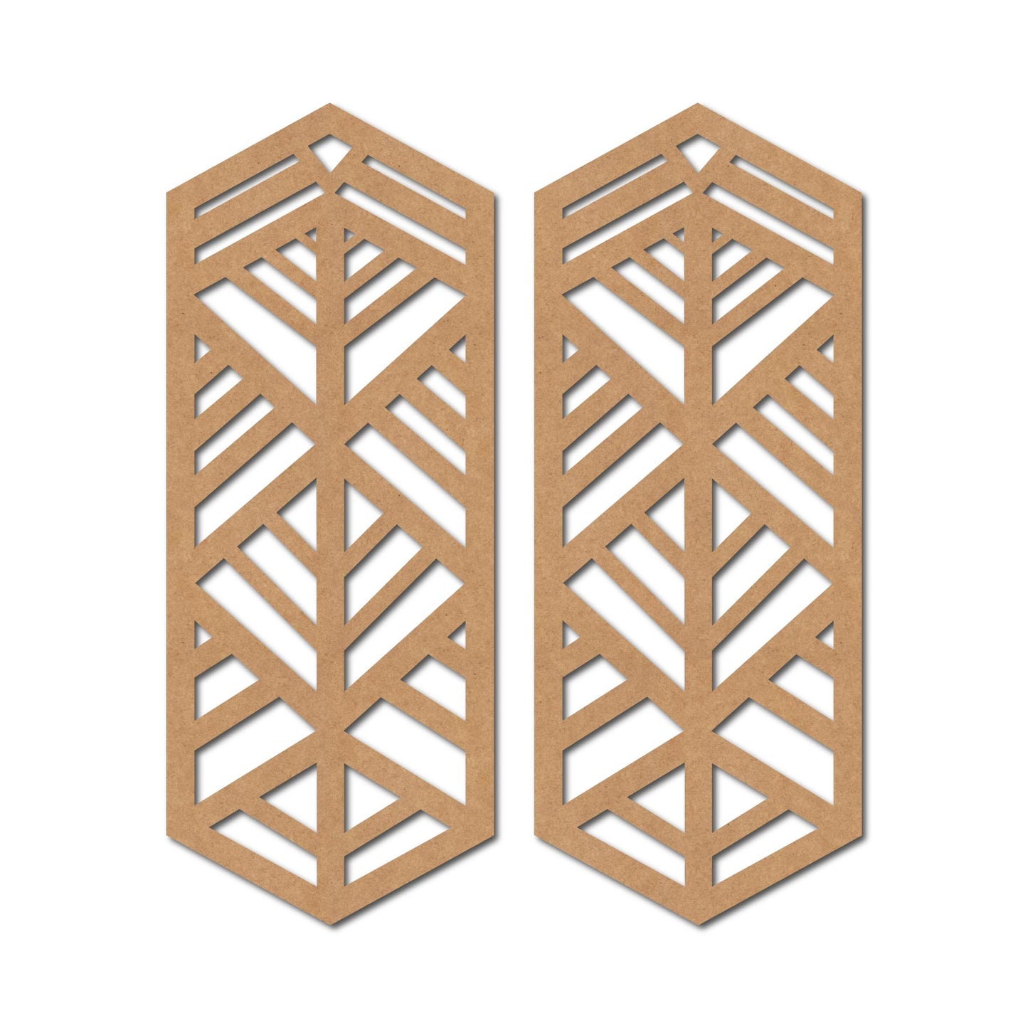 Earrings MDF Design 216