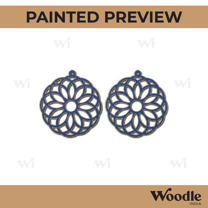 Earrings MDF Design 217