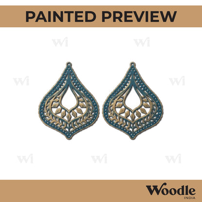 Earrings MDF Design 219