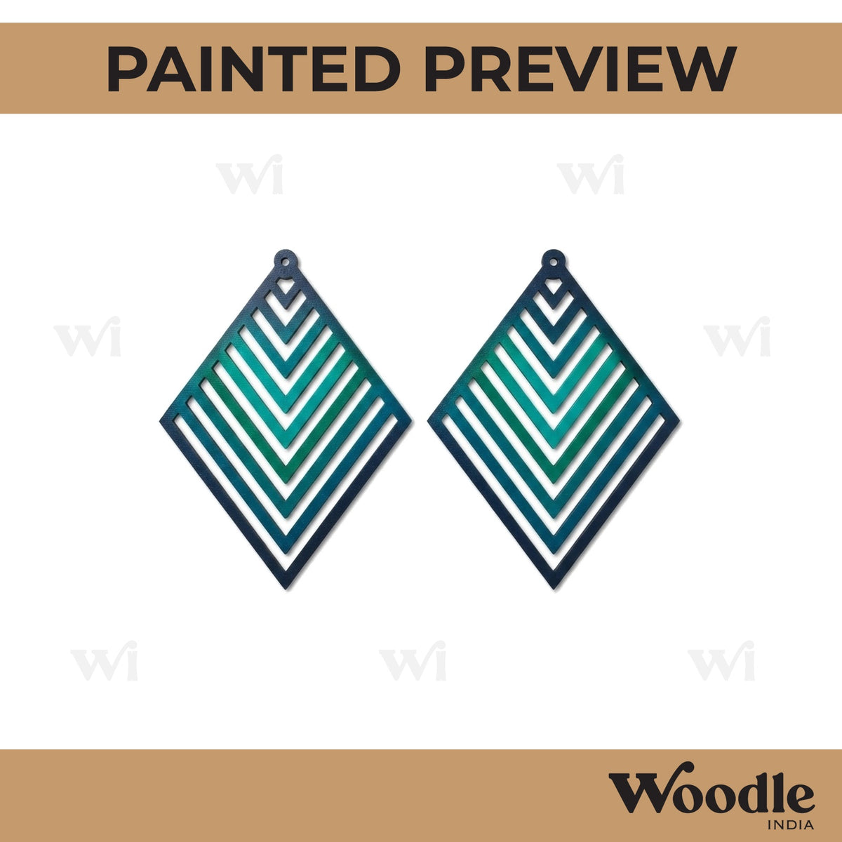 Earrings MDF Design 220