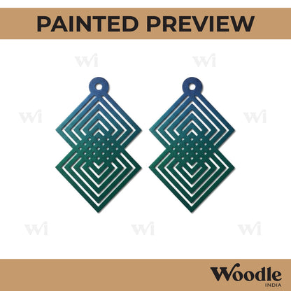 Earrings MDF Design 225
