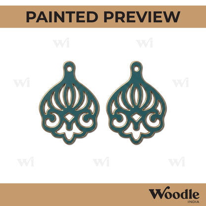 Earrings MDF Design 227
