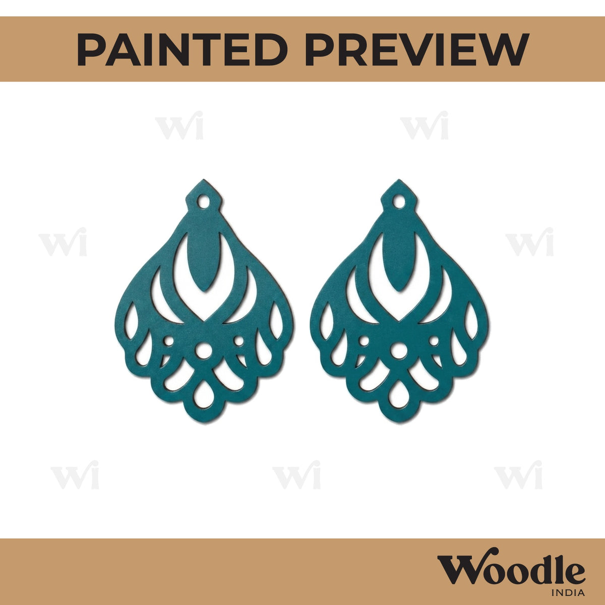 Earrings MDF Design 231