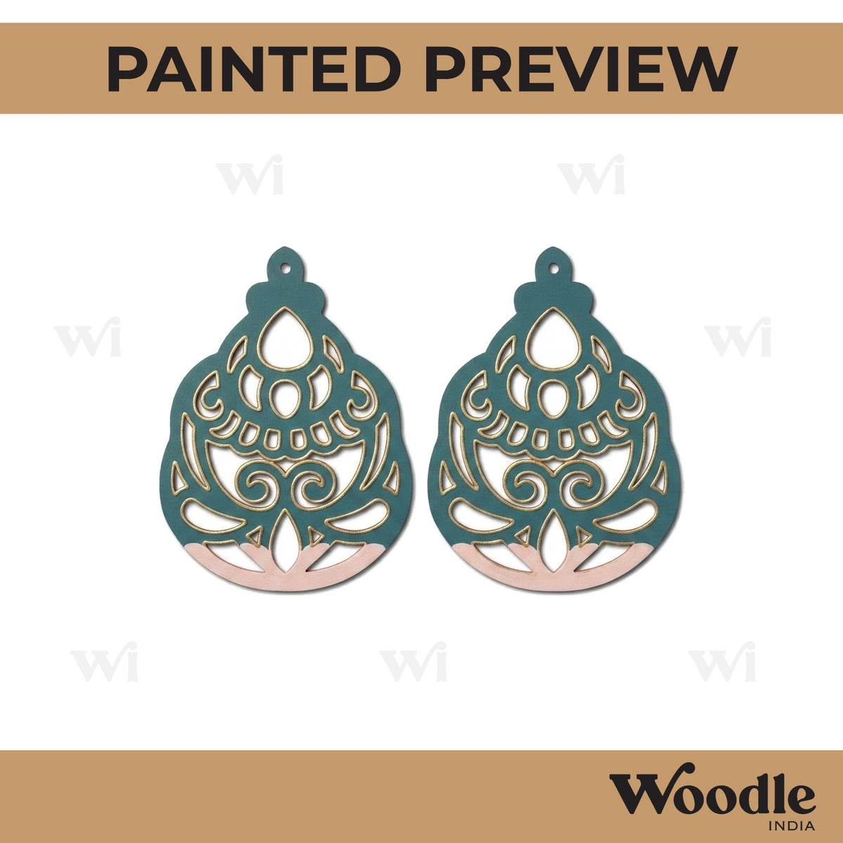 Earrings MDF Design 233