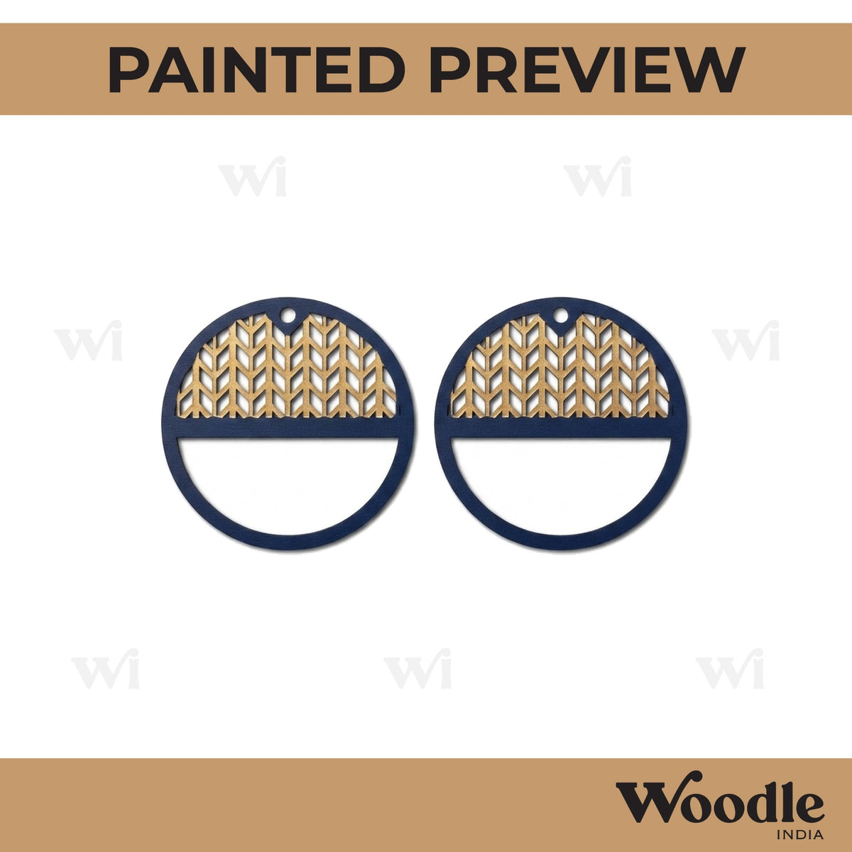 Earrings MDF Design 237