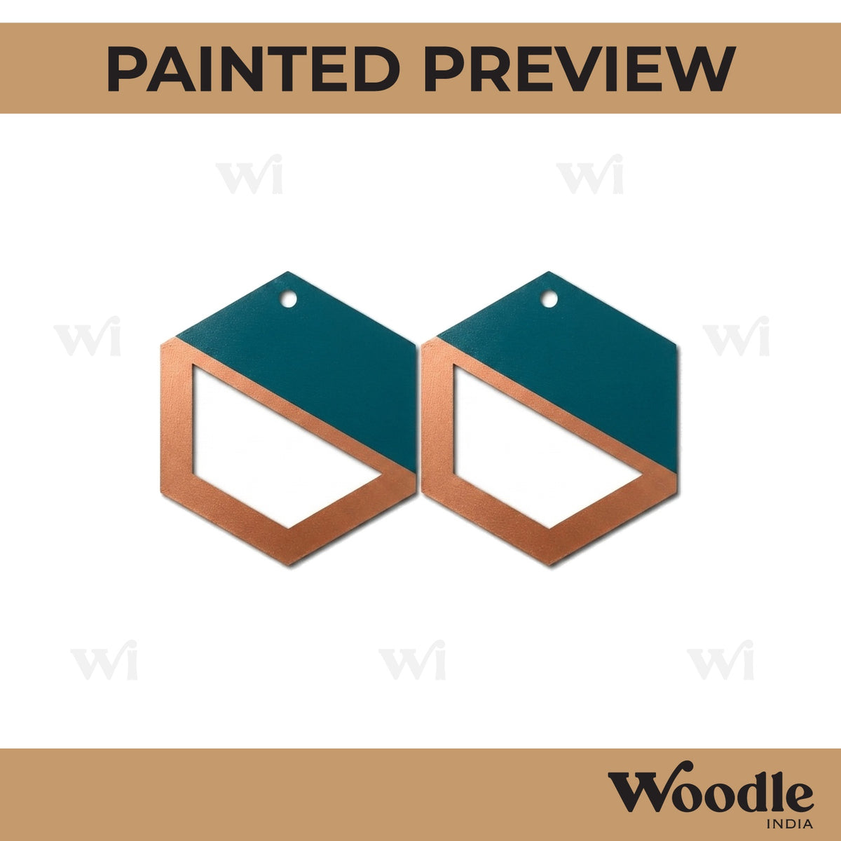 Earrings MDF Design 241