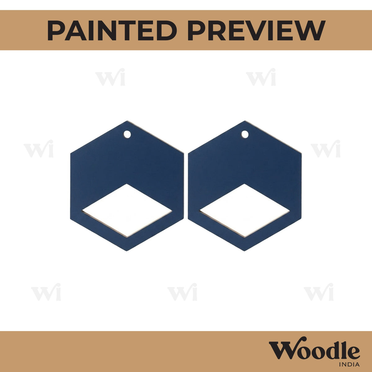 Earrings MDF Design 246