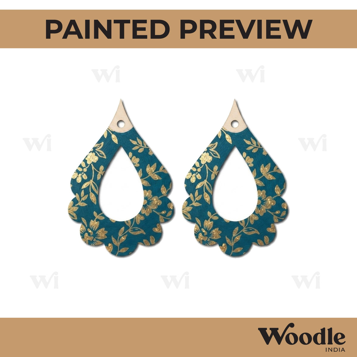Earrings MDF Design 248