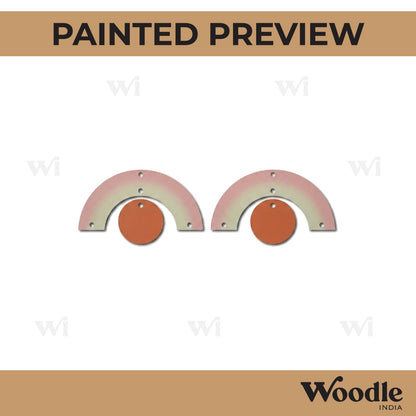 Earrings MDF Design 249