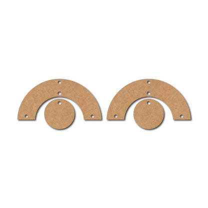 Earrings MDF Design 249