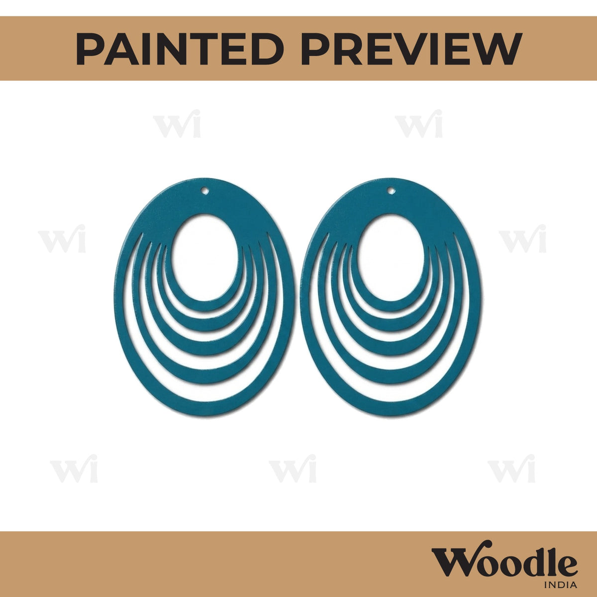 Earrings MDF Design 252