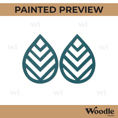 Earrings MDF Design 256