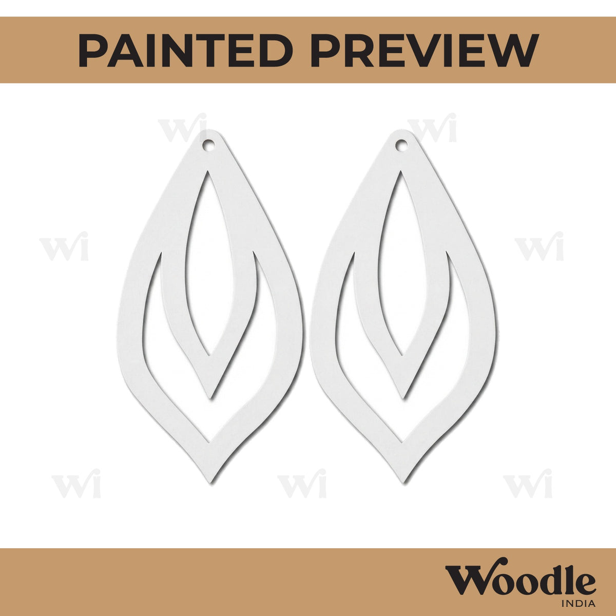 Earrings MDF Design 257