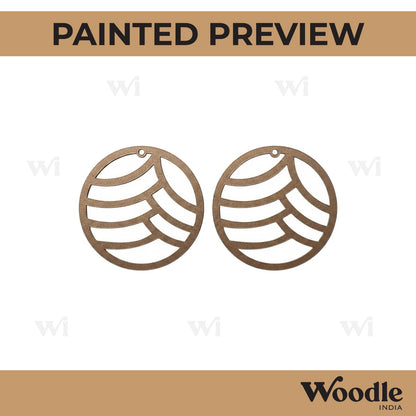 Earrings MDF Design 259