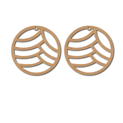 Earrings MDF Design 259