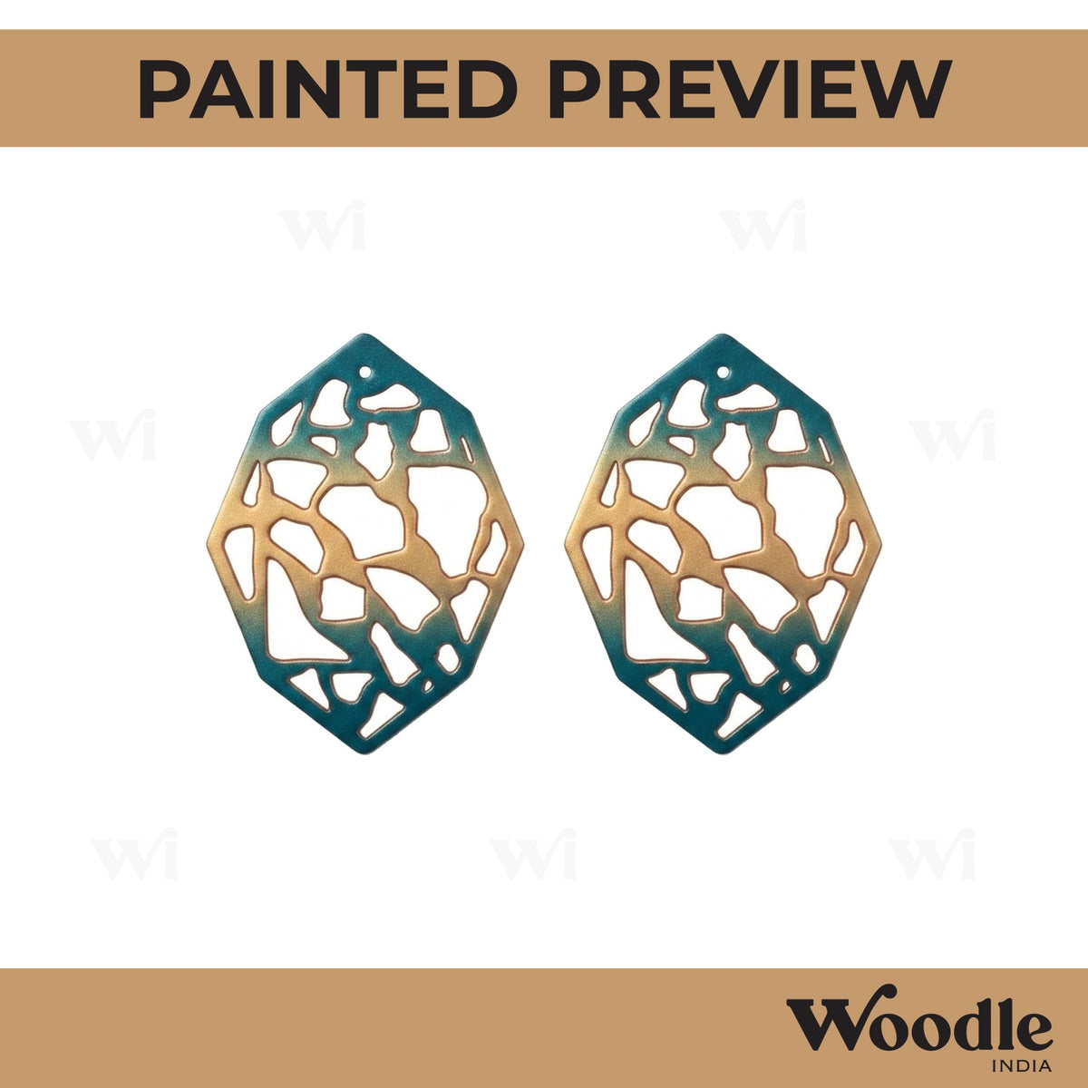 Earrings MDF Design 26