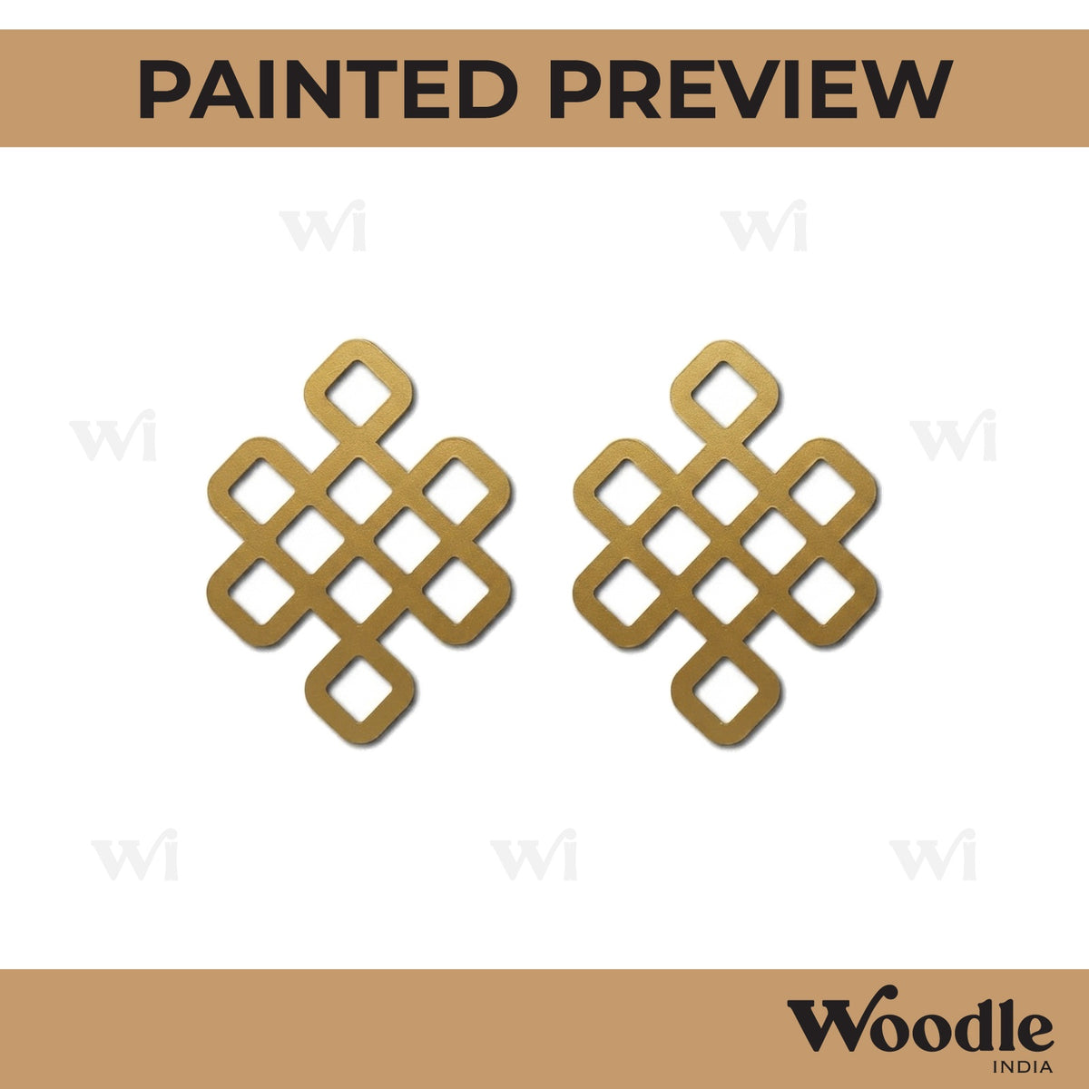 Earrings MDF Design 265