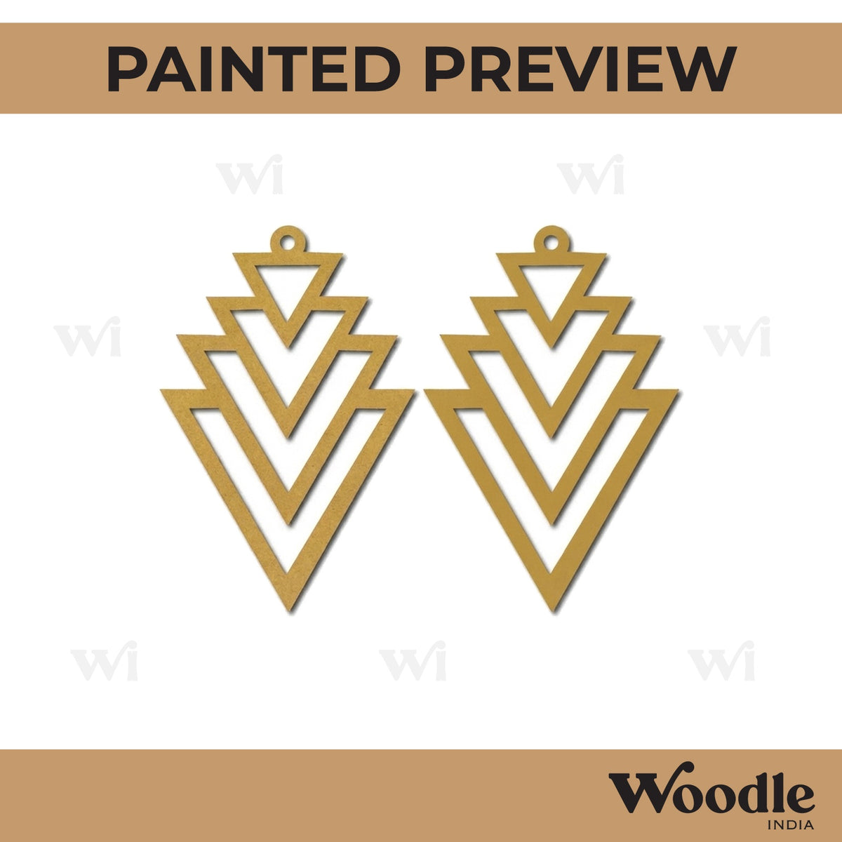 Earrings MDF Design 267