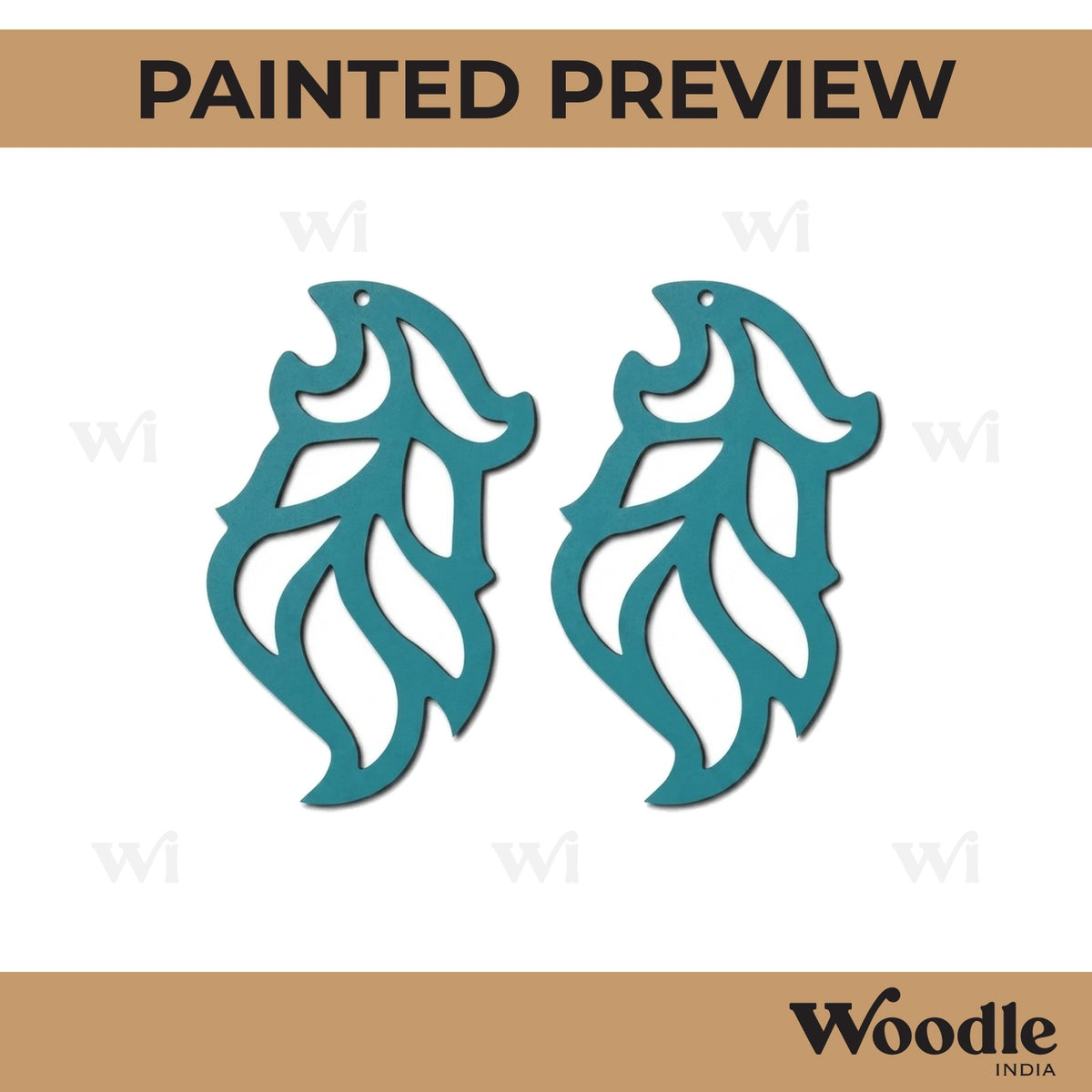 Earrings MDF Design 271