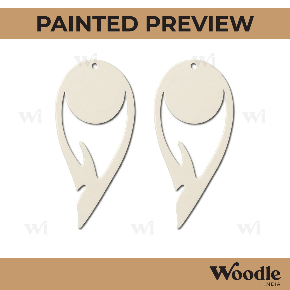 Earrings MDF Design 272