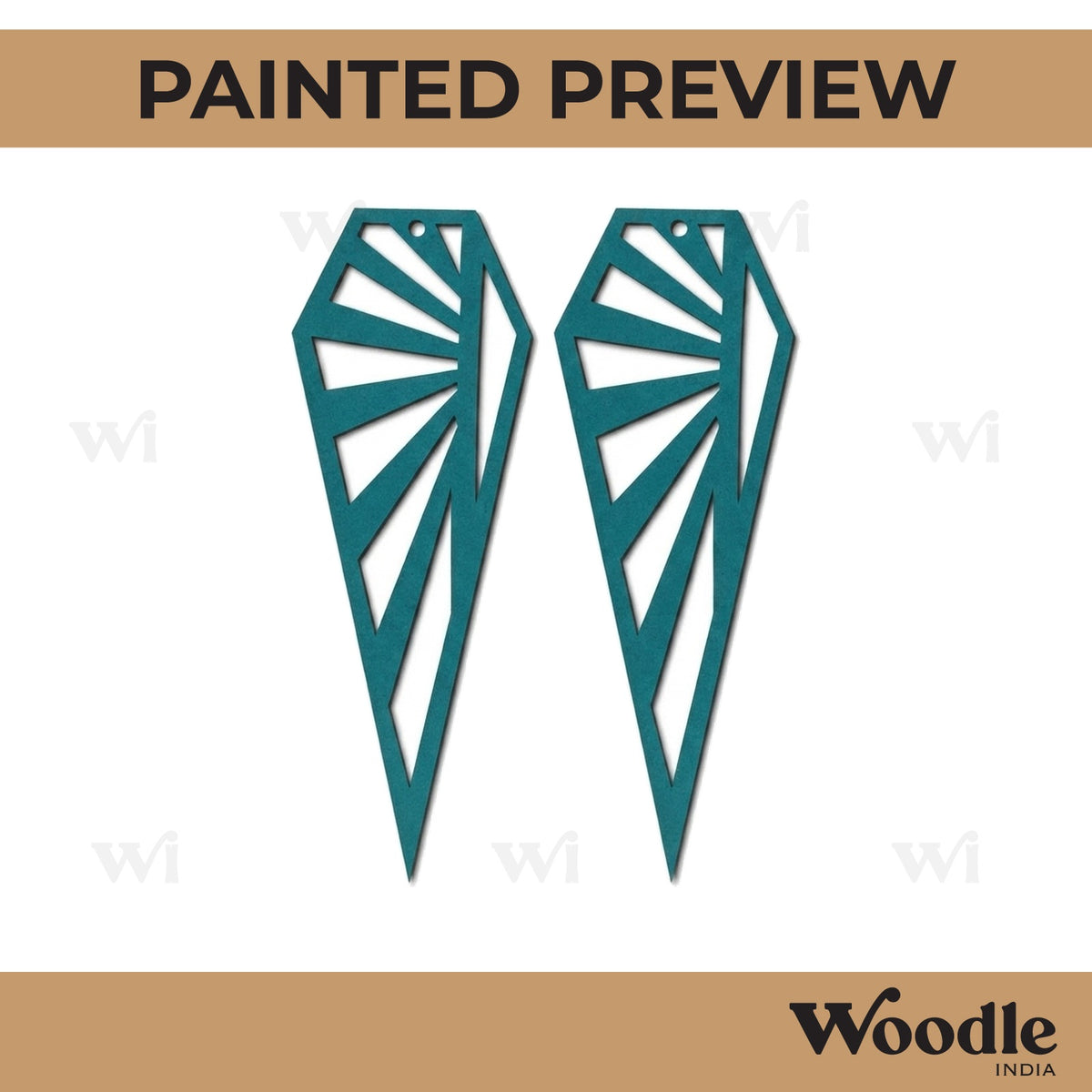 Earrings MDF Design 273