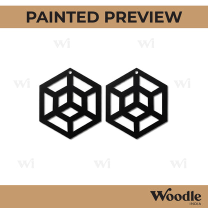 Earrings MDF Design 274
