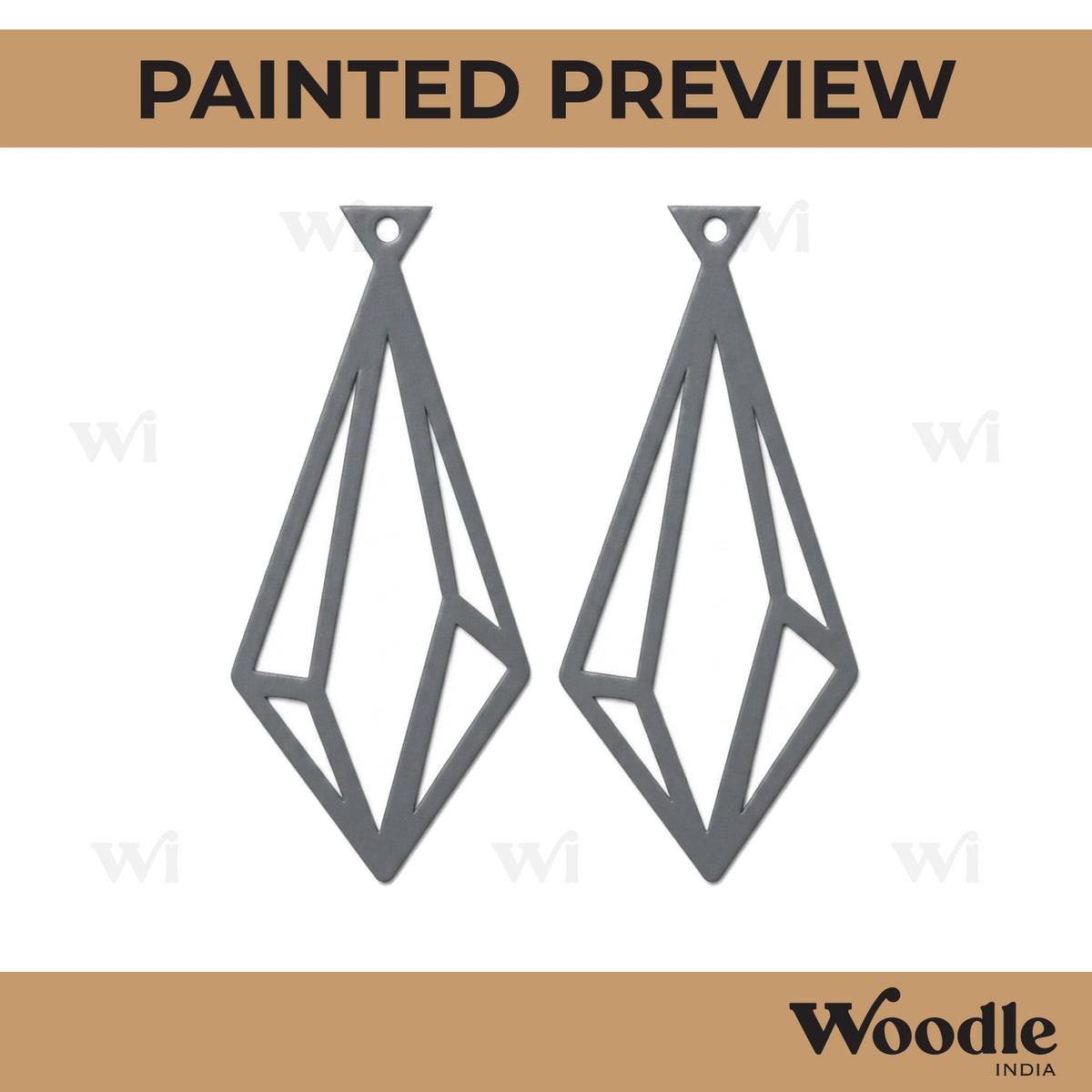 Earrings MDF Design 275