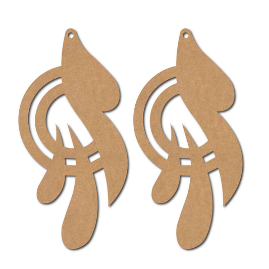 Earrings MDF Design 284