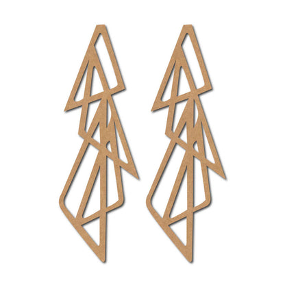 Earrings MDF Design 286
