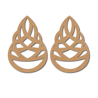 Earrings MDF Design 287