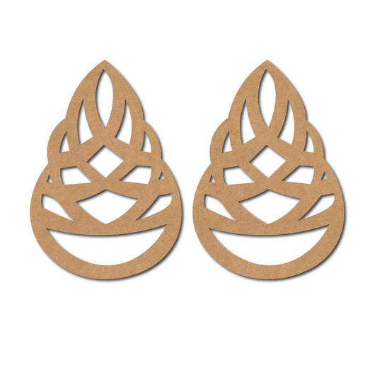 Earrings MDF Design 287