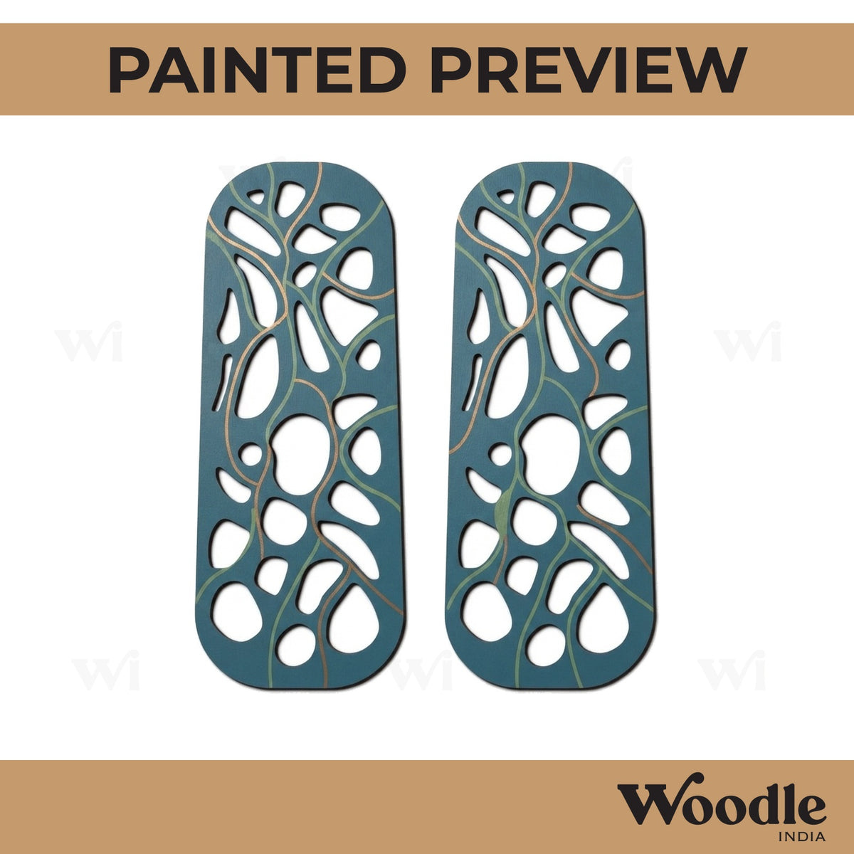 Earrings MDF Design 29