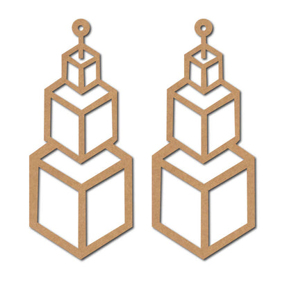 Earrings MDF Design 294
