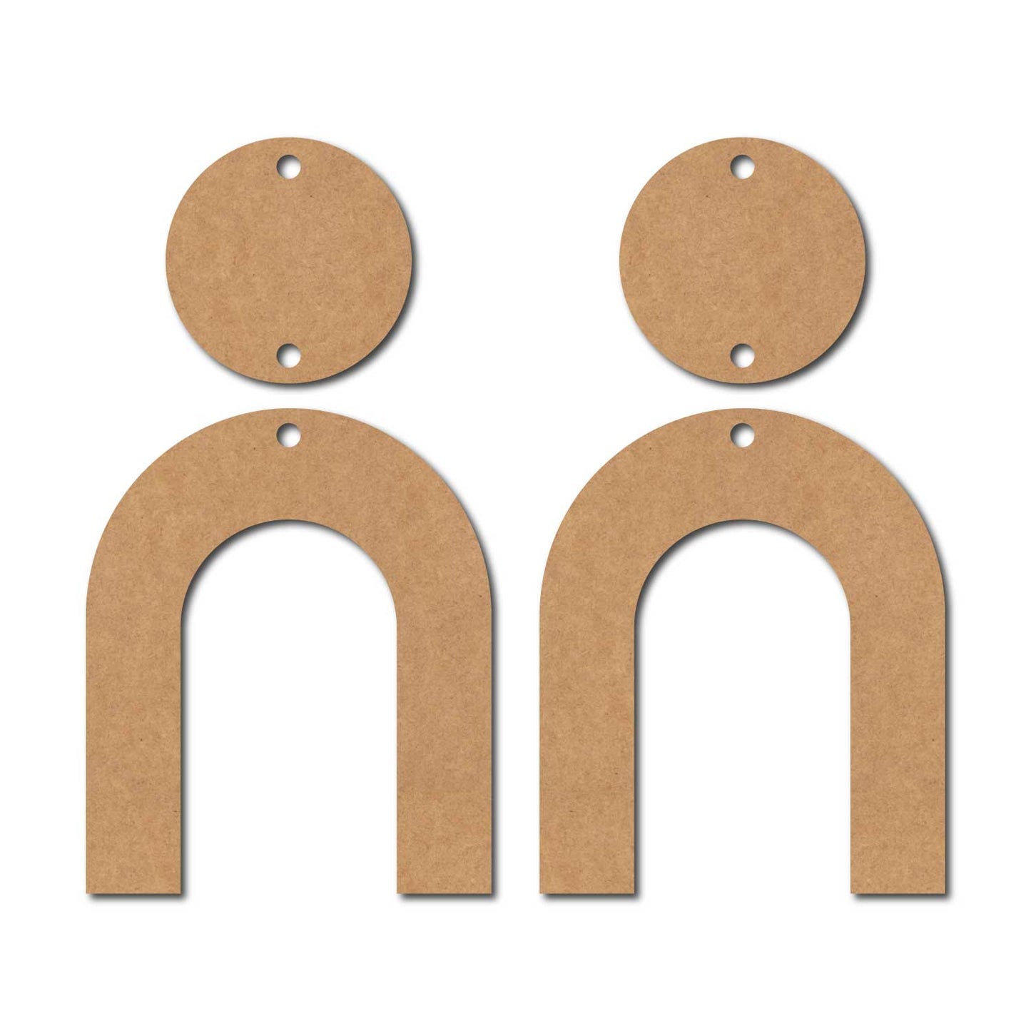 Earrings MDF Design 304
