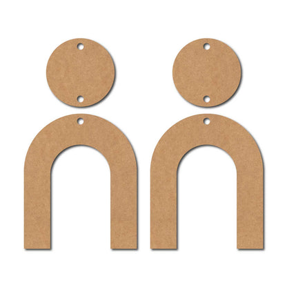 Earrings MDF Design 304