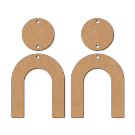 Earrings MDF Design 304