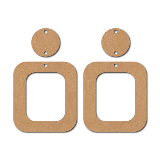 Earrings MDF Design 307