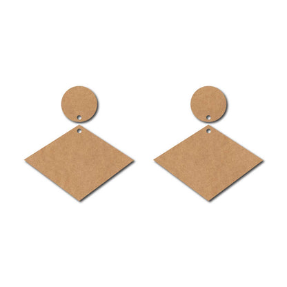 Earrings MDF Design 308
