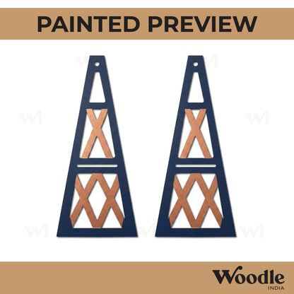 Earrings MDF Design 47