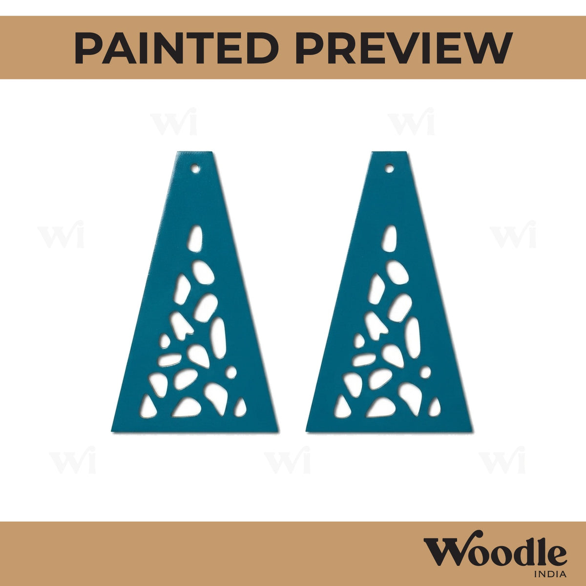 Earrings MDF Design 48