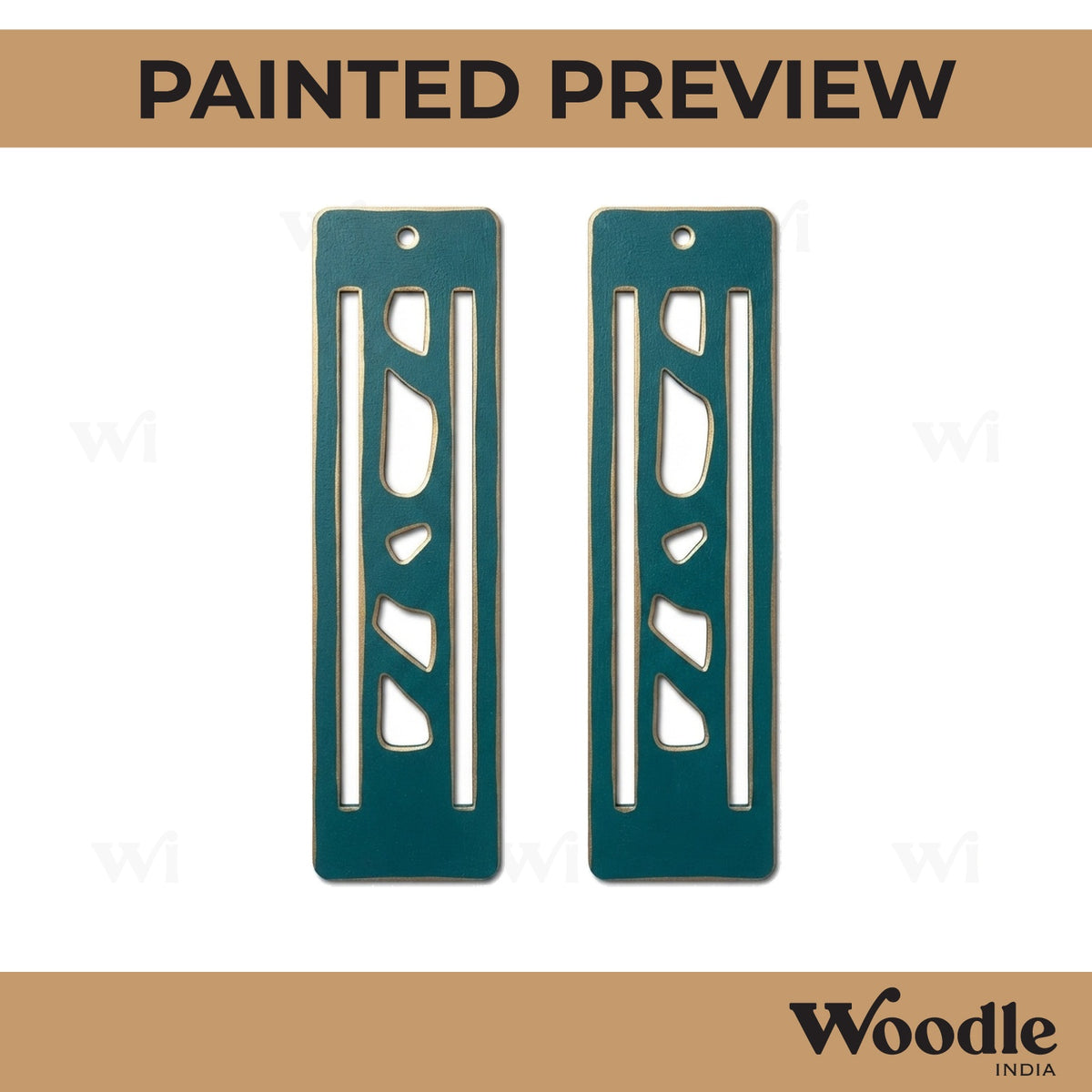 Earrings MDF Design 49