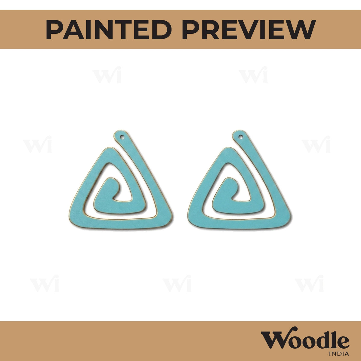 Earrings MDF Design 5